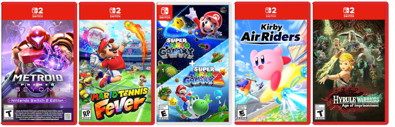 Upcoming Nintendo Switch 2 and Switch exclusives